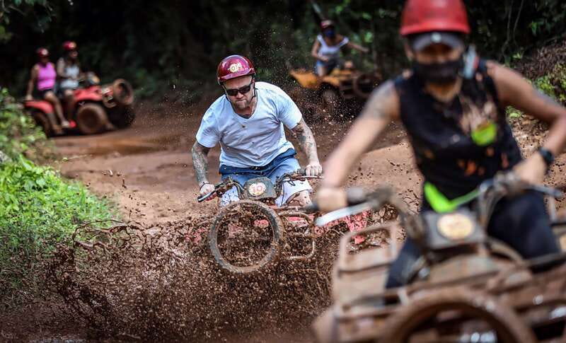 Cancun & Riviera Maya: ATV, Zipline, & Cenote Combo Tour - Thirty minutes on a Honda ATV