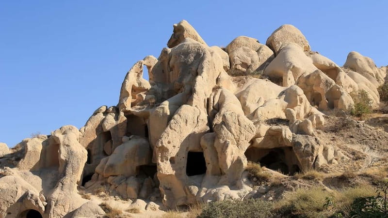 Cappadocia: Top Sites Day Tour with Underground City - Çavuşin and Pigeon Valley add village and valley views