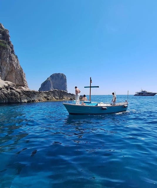 Capri: 3-Hour Private Boat Tour with Blue Grotto Visit - Meeting at Marina Grande and settling aboard