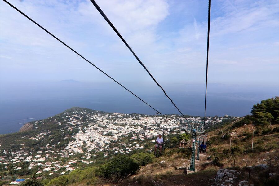 Capri and Anacapri tour: Faraglioni and Caves from Sorrento - Capri town, the Piazzetta, and Gardens of Augustus