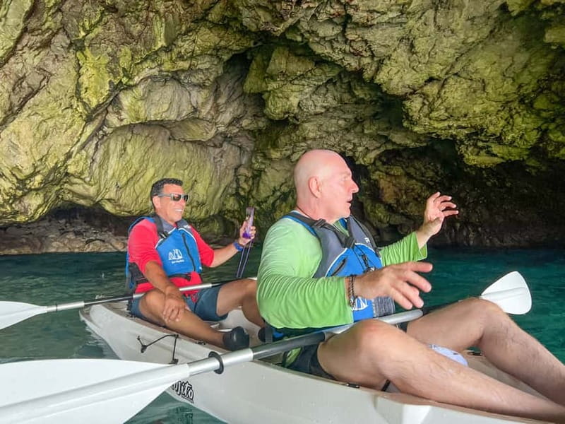 Capri: Caves and Beaches Kayaking Tour with GoPro Photos - Guides make the difference