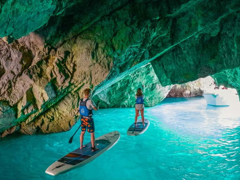 Capri: Caves and Beaches Paddle Board Tour with Photos - Via Krupp and the First Coastal Views