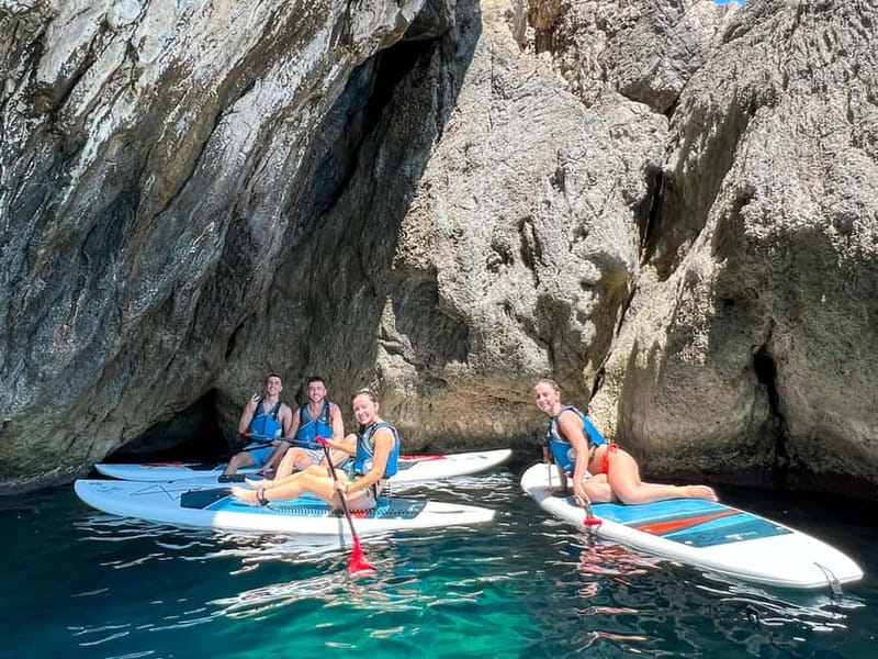 Capri: Caves and Beaches Paddle Board Tour with Photos - Learning the Basics Before Leaving Shore