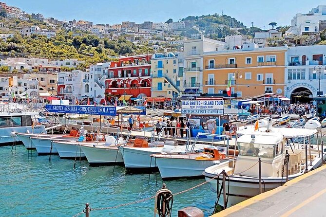 CAPRI - DIY Day Trip Package - BoatTour, BlueGrotto,Bus&Lunch - Ride uphill to Anacapri by private bus
