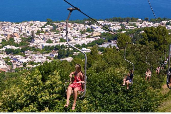 CAPRI - DIY Day Trip Package - BoatTour, BlueGrotto,Bus&Lunch - Take the chairlift to Mount Solaro
