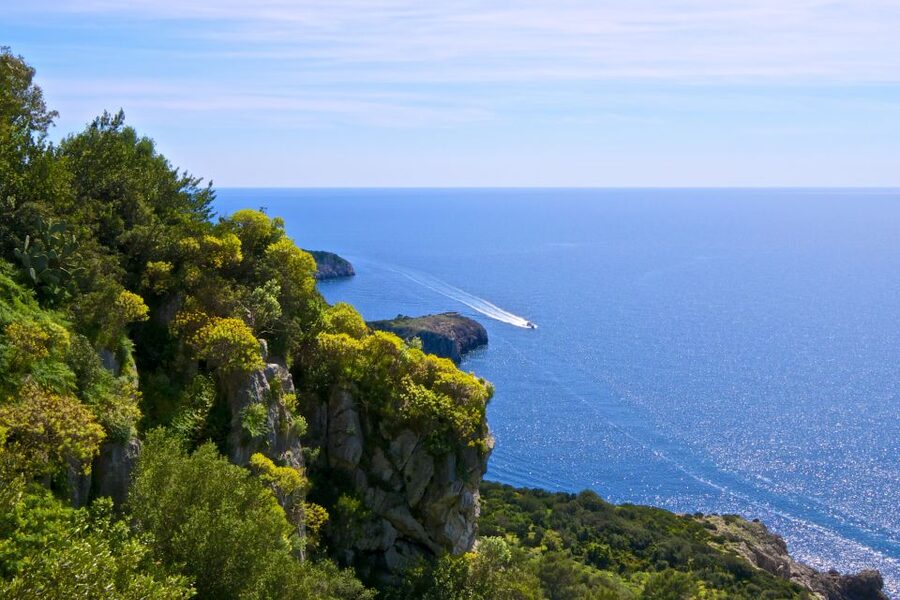 Capri: Guided Island Boat Tour With a Stop at the Caves - Setting out from Marina Grande