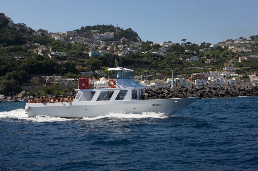Capri: Guided Island Boat Tour With a Stop at the Caves - Green Grotto and Punta Carena Lighthouse
