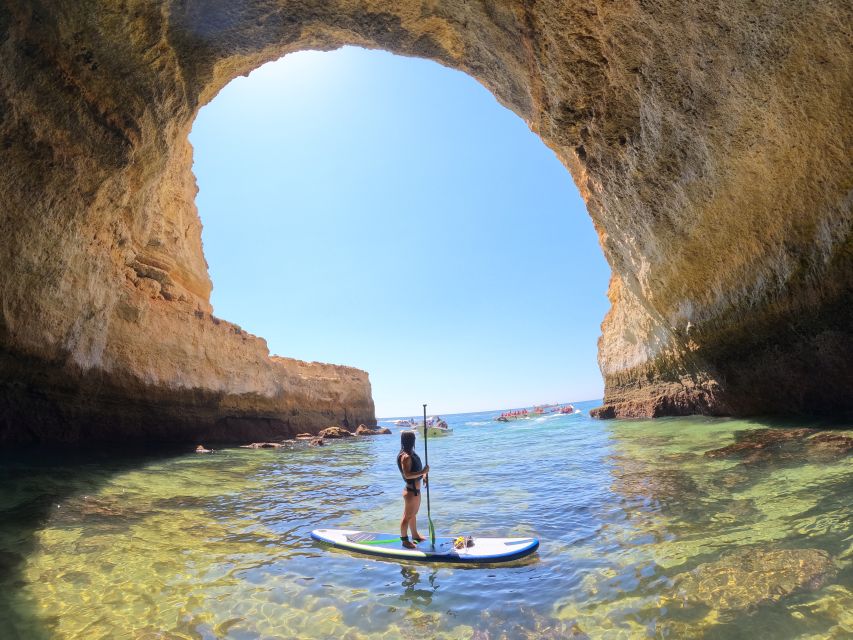 Carvoeiro: Benagil Cave Kayak Tour with 4k Photos - Paddling along the Benagil coast