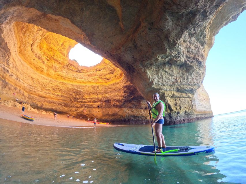 Carvoeiro: Benagil Cave Kayak Tour with 4k Photos - Smaller caves, secret beaches, and possible Marinha views