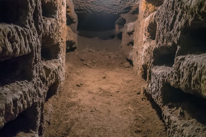 Catacombs Tour with Transfer – Optional Capuchin Crypt or Trevi - Starting at Piazza d’Aracoeli 16