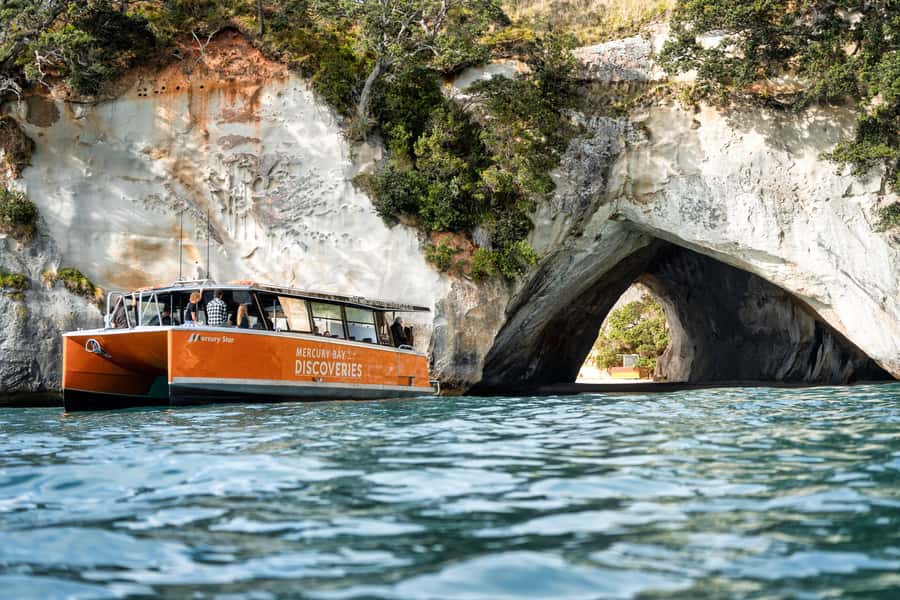 Cathedral Cove Coast and Cave Tour - Why the modern boat matters