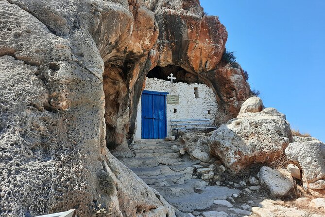Cave Dwellers Half Day Jeep Safari from Protaras, Ayia Napa - Love Bridge starts the morning with an easy photo stop