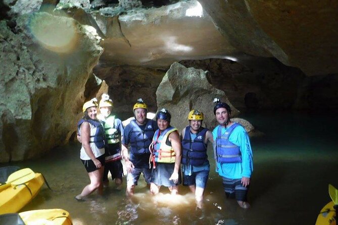 Cave Kayaking or tubing, Ziplines and Altun Ha V.i.V. - Ziplines over forest and rivers