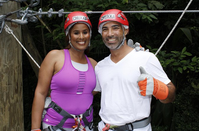 Cave & Monkey Zipline Experience at Harrison's Cave by Chukka - About 100 feet above the ground