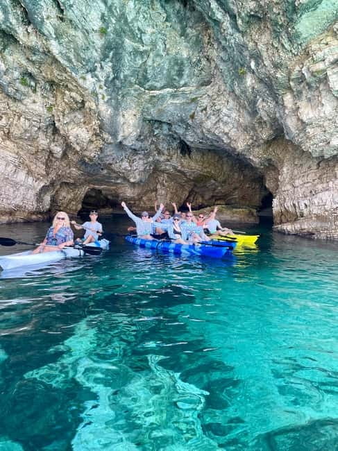 Caves of Porto Palermo: Kayak/SUP Tour with Castle Sea View - The second secluded stop in open water