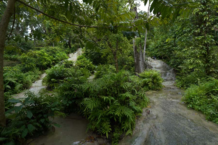 Chiang Mai: Bua Thong Sticky Waterfall & Huge Cave & Buffet - Climbing four levels of the waterfall