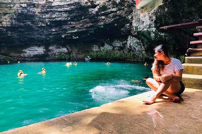 Chichen Itza Classic + Cenote + Valladolid from Playa del Carmen - Swimming at Xcajum Cenote
