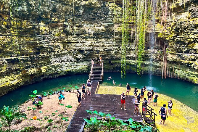 Chichen Itza, Valladolid & Cenote Private Tour with Buffet Lunch - Swimming at Cenote Chichikan