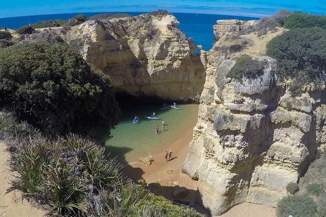 Cliffs & Caves Stand Up Paddle Adventure - The quiet beach and swim break