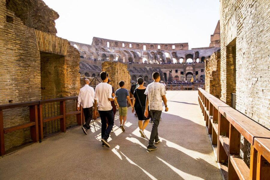 Colosseum: Underground and Ancient Rome Tour - Ground floor, upper level, and exhibition areas