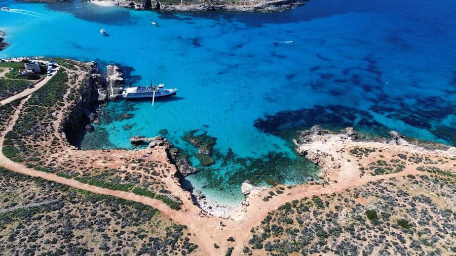 Comino: Blue Lagoon & Caves Boat Cruise - A practical onboard café with a Malta twist