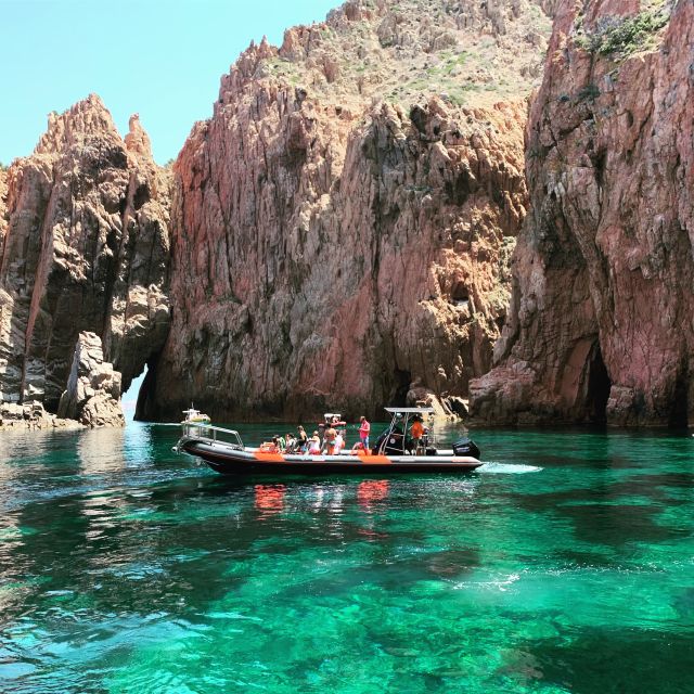 Corsica: Piana Calanques and Caves by Boat - The Piana Calanques from the water