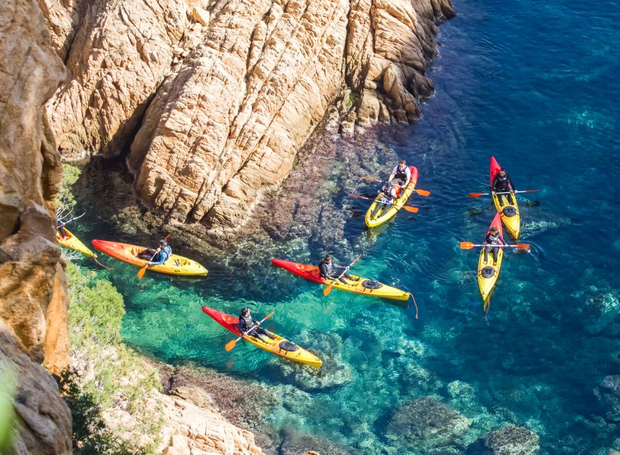 Costa Brava: Sea Caves Kayaking and Snorkeling Tour - Paddling through S’Agaró Bay