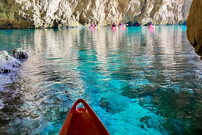 Cova dels Orguens: Cave Exploring Kayak & Snorkel Tour in Javea - Entering Cova dels Òrguens