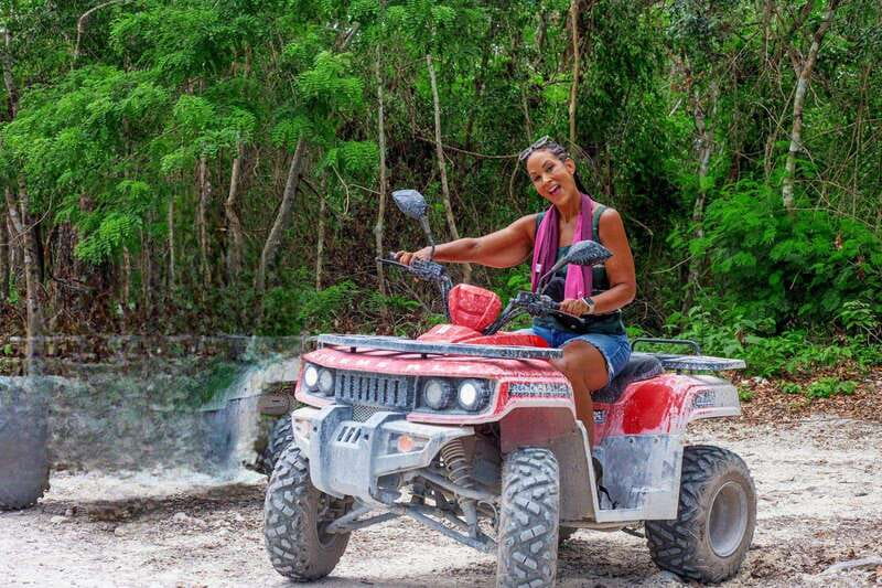 cozumel: ATV adventure with caverns, ruins with transfer - El Cedral, Local Crafts, and Mayan Connections