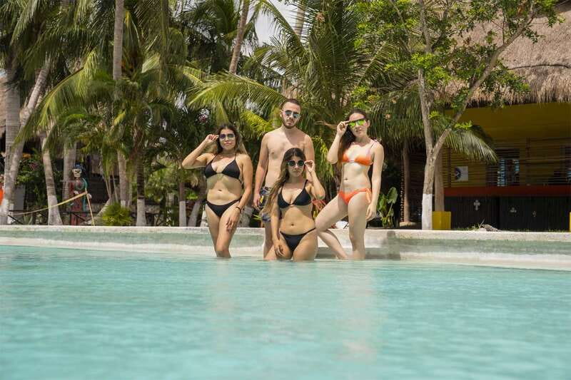 Cozumel: ATV Ride to Jade Cavern, Beach Club Access & Lunch - Jade Cavern and the cenote swim