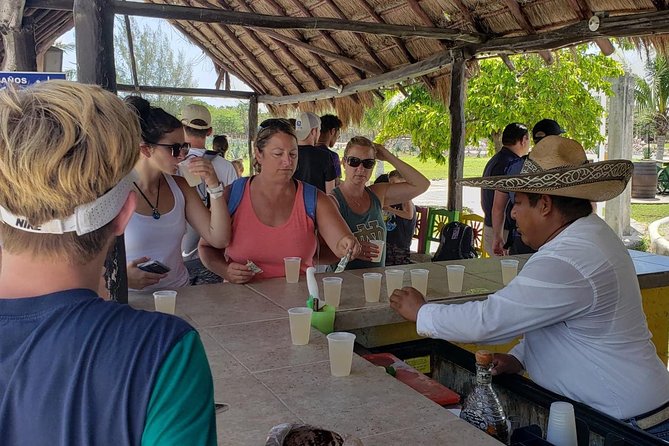 Cozumel Jeep Adventure to Jade Caverns with Lunch and Snorkel - Tequila at Rancho Alejandra