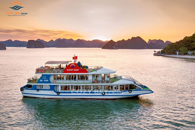 Cozy Bay Halong 5-Star Day Cruise, Buffet, Cave, Kayak, Swimming - Leaving Hanoi early for the long road to the bay