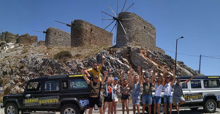 Crete: Lasithi Plateau and Cave of Zeus Off-Road Safari Tour - Zeus Cave, myth, steps, and a tough approach