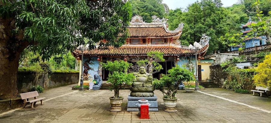 Da Nang/Hoi An: Marble & Monkey Mountains with Am Phu Cave - Monkey Mountain pairs sea views with a giant Lady Buddha