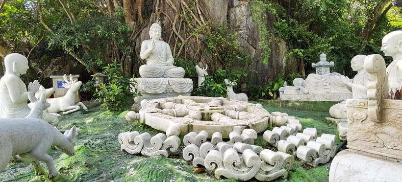 Da Nang/Hoi An: Marble & Monkey Mountains with Am Phu Cave - What $28 gets you