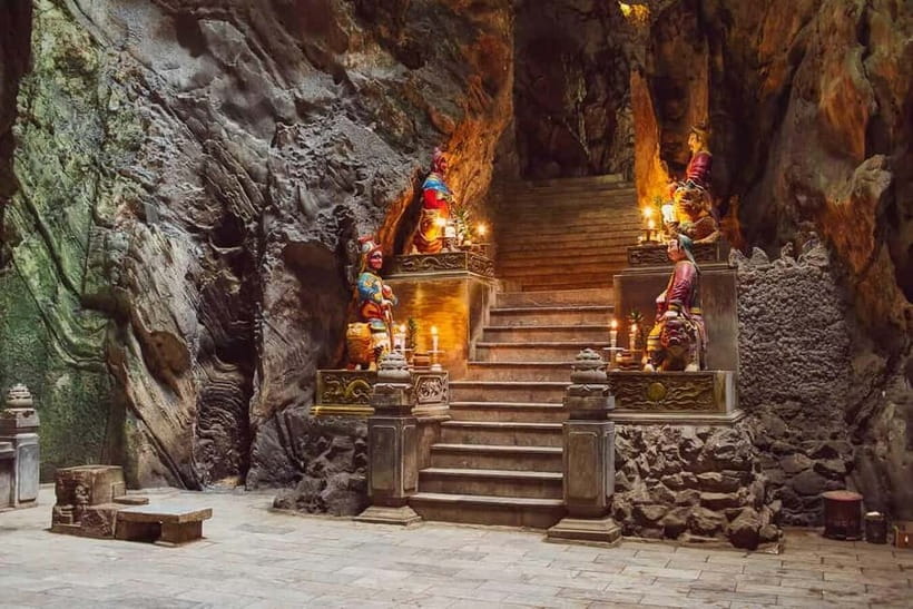 Da Nang/Hoian: Marble Mountain, Am Phu Cave, Monkey Mountain - Non Nuoc Stone Carving Village and a 400-year craft
