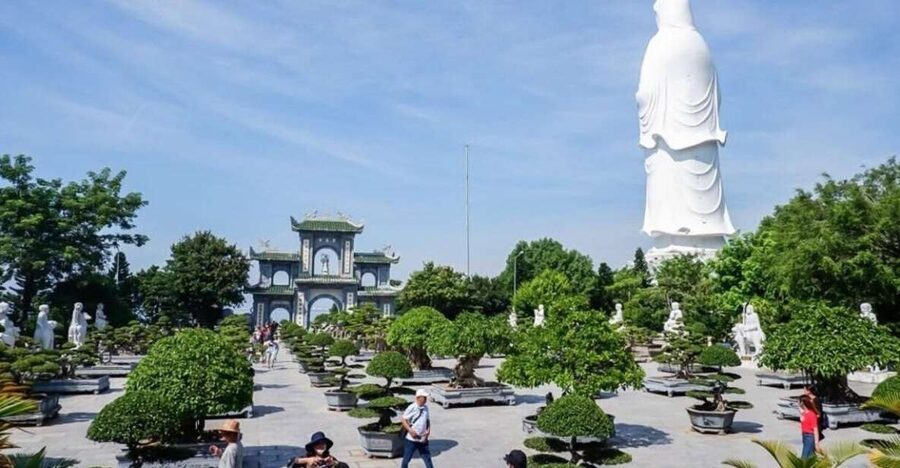 Da Nang : Lady Buddha - Marble Mountains - Am Phu Cave Tour - Marble Mountains begins with stone steps