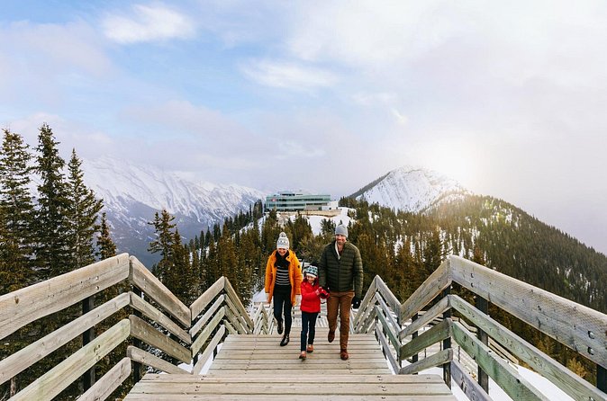 Day Tour to Banff Gondola Johnston Canyon Hiking Cave Basin - Lake Minnewanka finishes the scenic circuit