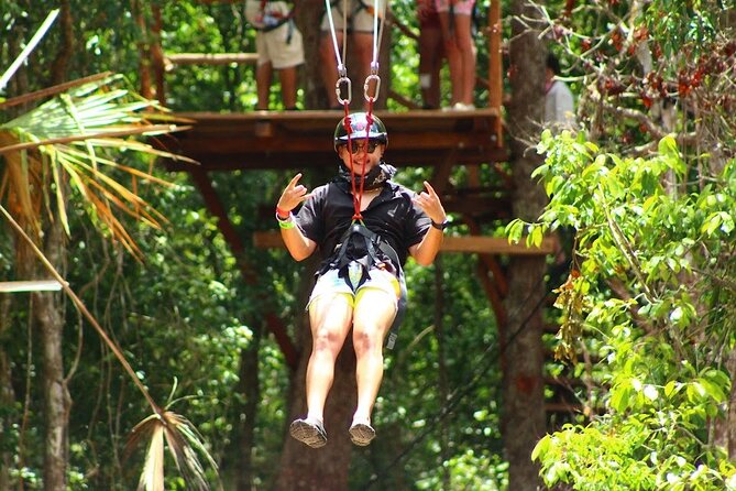 Day Tour with ATV, Zipline and Cenote Adventure from Cancun - The cenote swim that earns its place