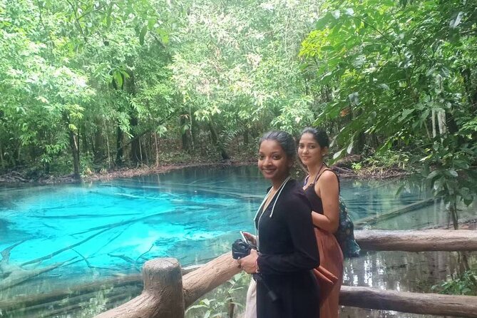Discover Krabi - Emerald Pool, Hot Springs & Tiger Cave Temple - Namtok Ron’s hot-water cascades