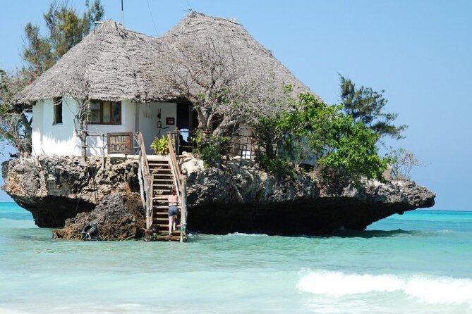 Dolphin tour, Jozani Forest, Jambiani Kuza Cave, Paje Beach &The Rock restaurent - The Rock Restaurant and the cost of lunch