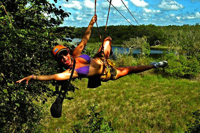 Drive an Atv shared, swim in a Cenote and ziplines in the Cancun - Three Cancun activities in one jungle outing