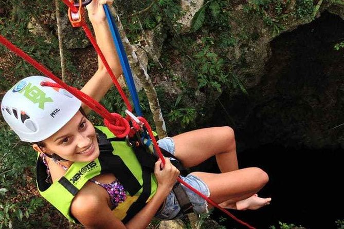 Drive an Atv shared, swim in a Cenote and ziplines in the Cancun - Hotel pickup can save time, or test your patience