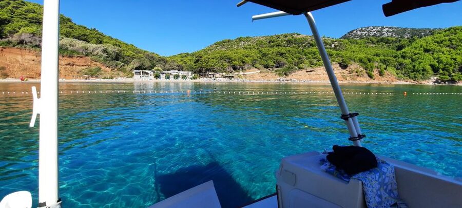 Dubrovnik: Blue Cave Tour by Speedboat - Swimming into the Blue Cave at Koločep