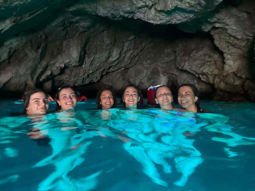 Dubrovnik (Marina Frapa): 7 Caves Tour (4h) + Drinks&Snorkel - Three Green Caves and 50 minutes on the water