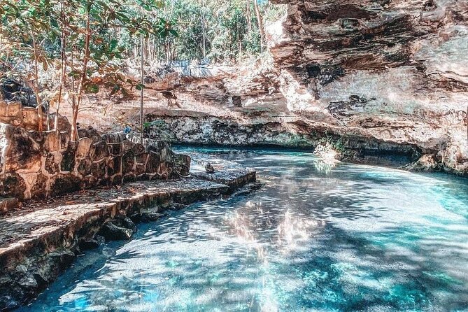 Eco Park Casa Tortuga Cenotes and Tulum Ruins! Riviera Maya Round Transportation - An hour on Playa del Carmen’s Fifth Avenue