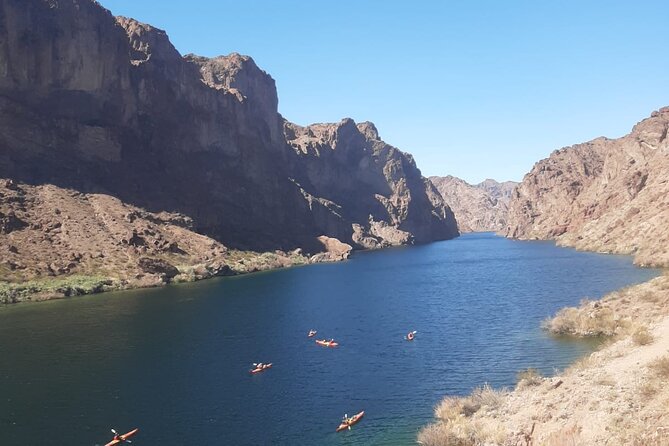Emerald Cave Kayaking Tour from Las Vegas, Best Dam 1/2 Day Trip - The Gaugers Station hike and Hoover Dam connection