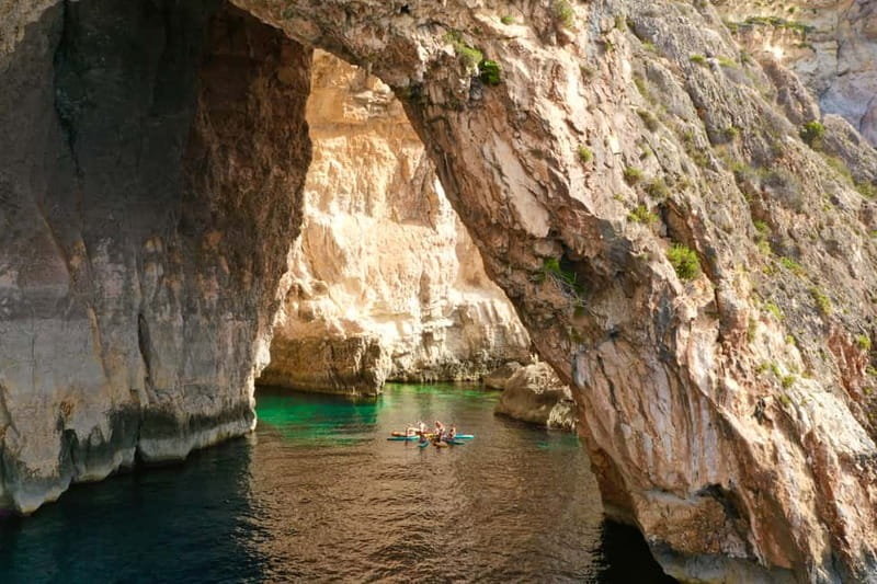 Explore Malta’s Blue Grotto by SUP - Yoga by the sea before the paddle