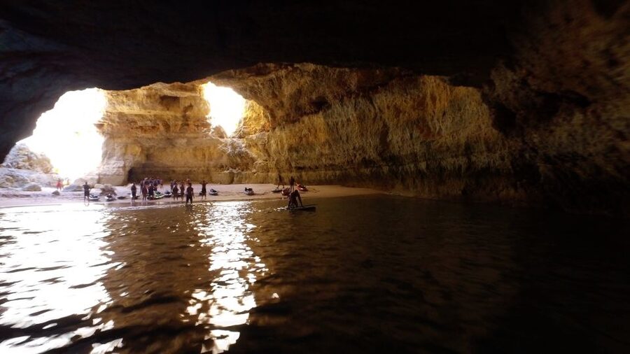 From Albufeira: Benagil Hidden Caves Tour by Kayak - Caves, arches, and beaches at water level