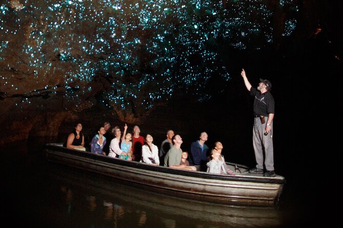 From Auckland:Hobbiton Movie Set & Waitomo Caves Small Group Tour - Entering the Waitomo Glowworm Caves